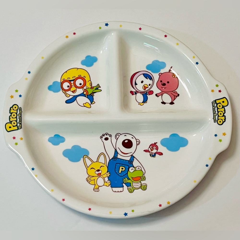 “The Little Penguin“ Porcelain Divided Plate